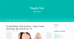Desktop Screenshot of naplo.net