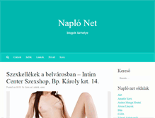 Tablet Screenshot of naplo.net