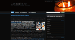 Desktop Screenshot of gay.naplo.net